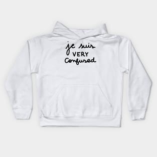 Je suis VERY confused Kids Hoodie